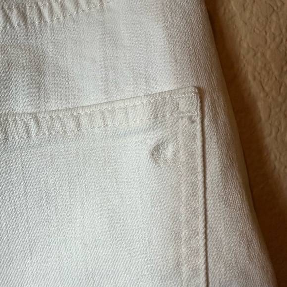 Madewell White Button-Down Denim Skirt - Picture 3 of 4